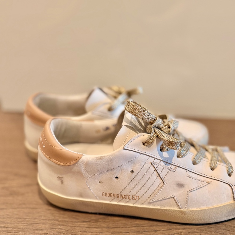 Metallic superstar Golden goose nwt! - Picture 15 of 16